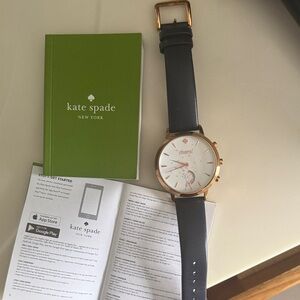 Kate Spade Navy Strap Watch with Gold Details- step counter